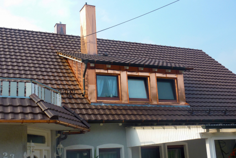 Kupferverkleidung Gaube